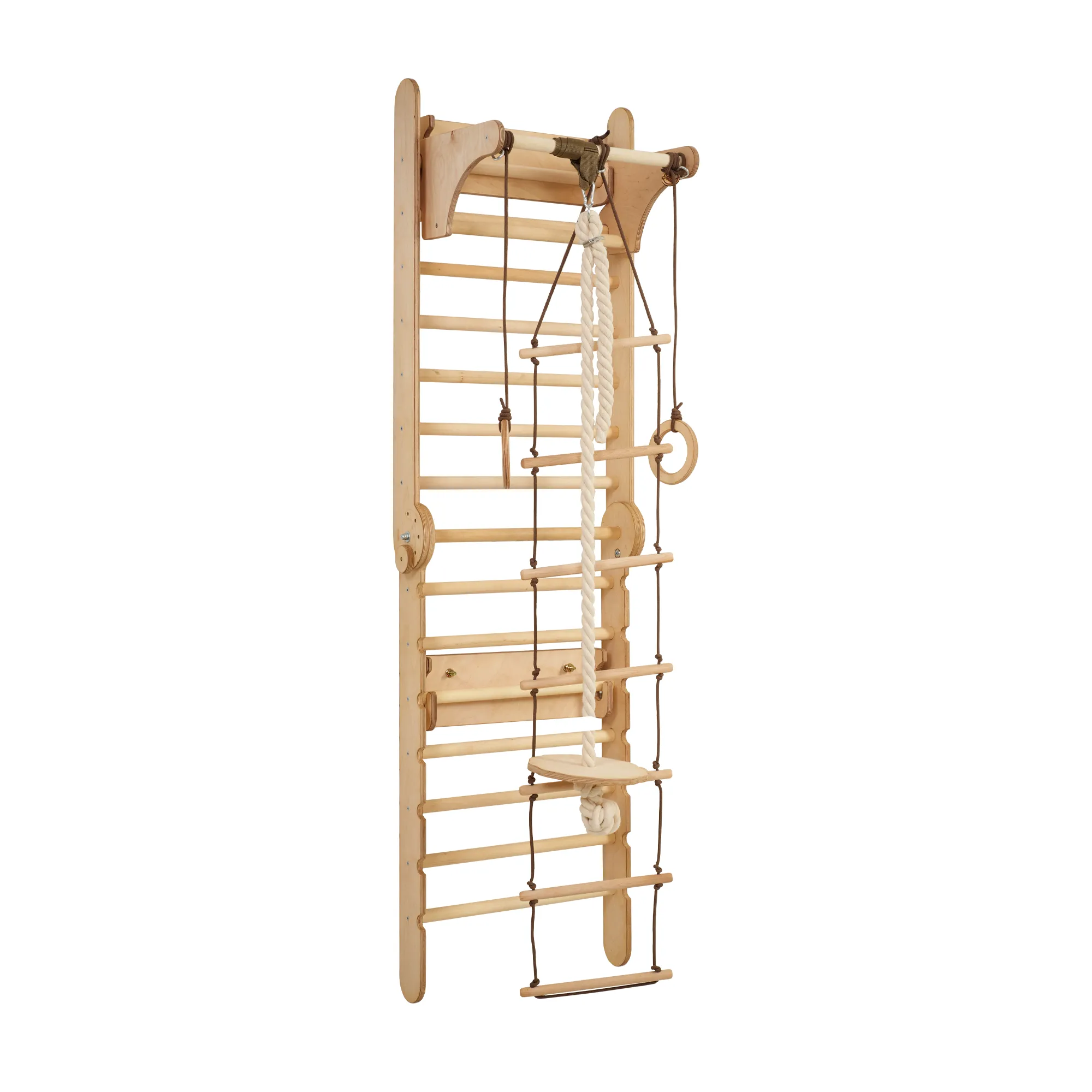 2in1 Wooden Swedish Wall / Climbing Ladder for Children   Swing Set