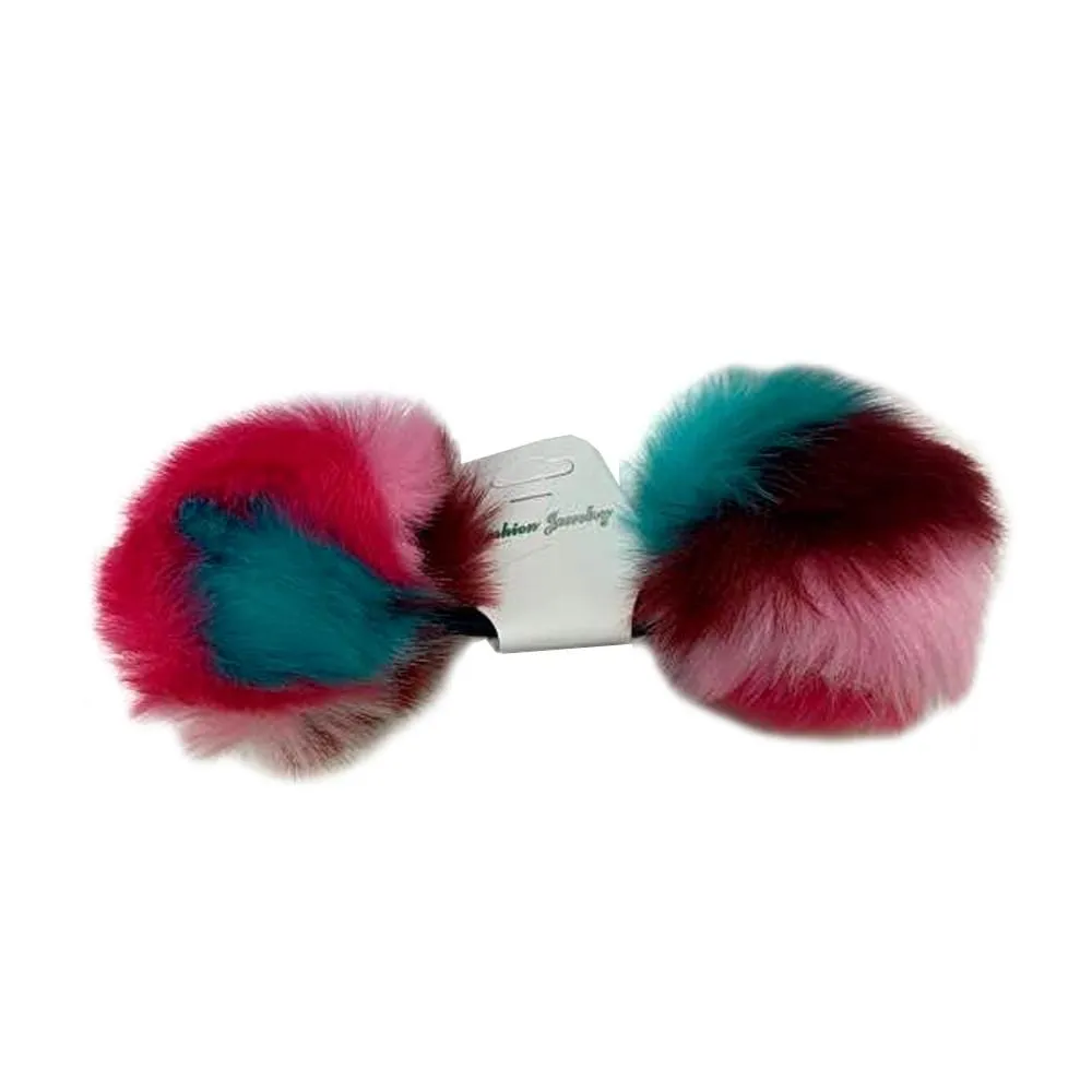 BE U | Fur Ball Ponytail Holder