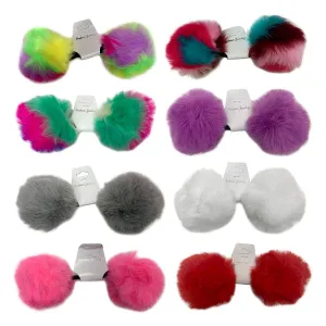 BE U | Fur Ball Ponytail Holder