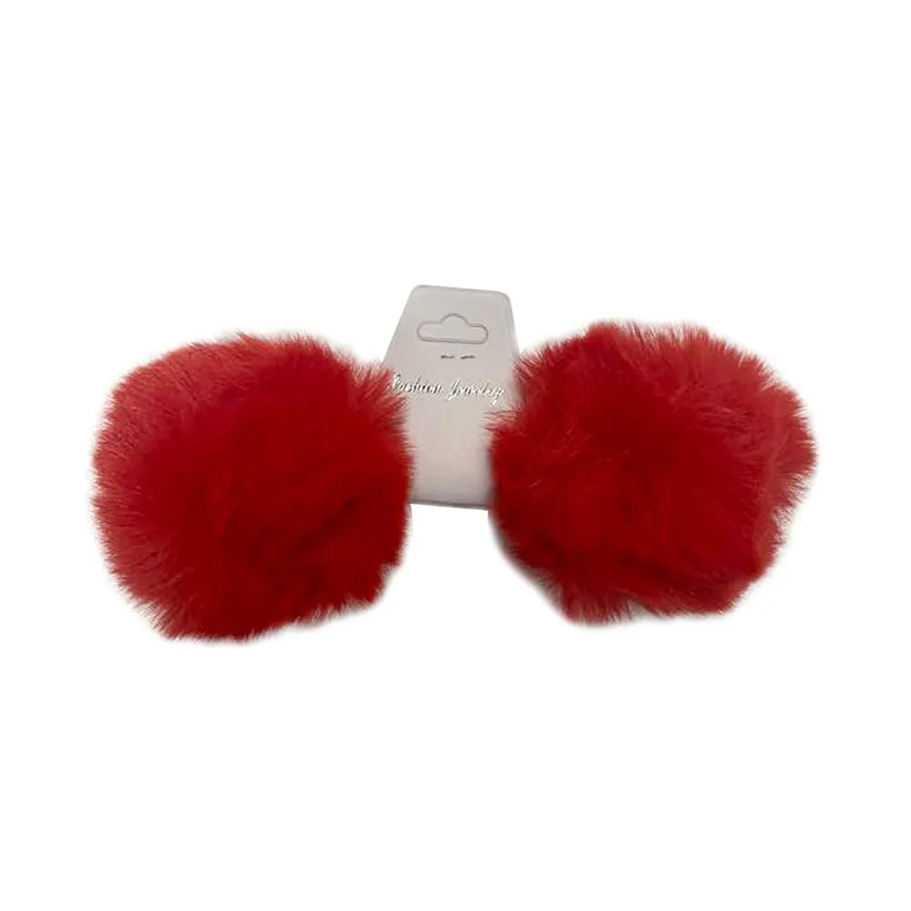 BE U | Fur Ball Ponytail Holder