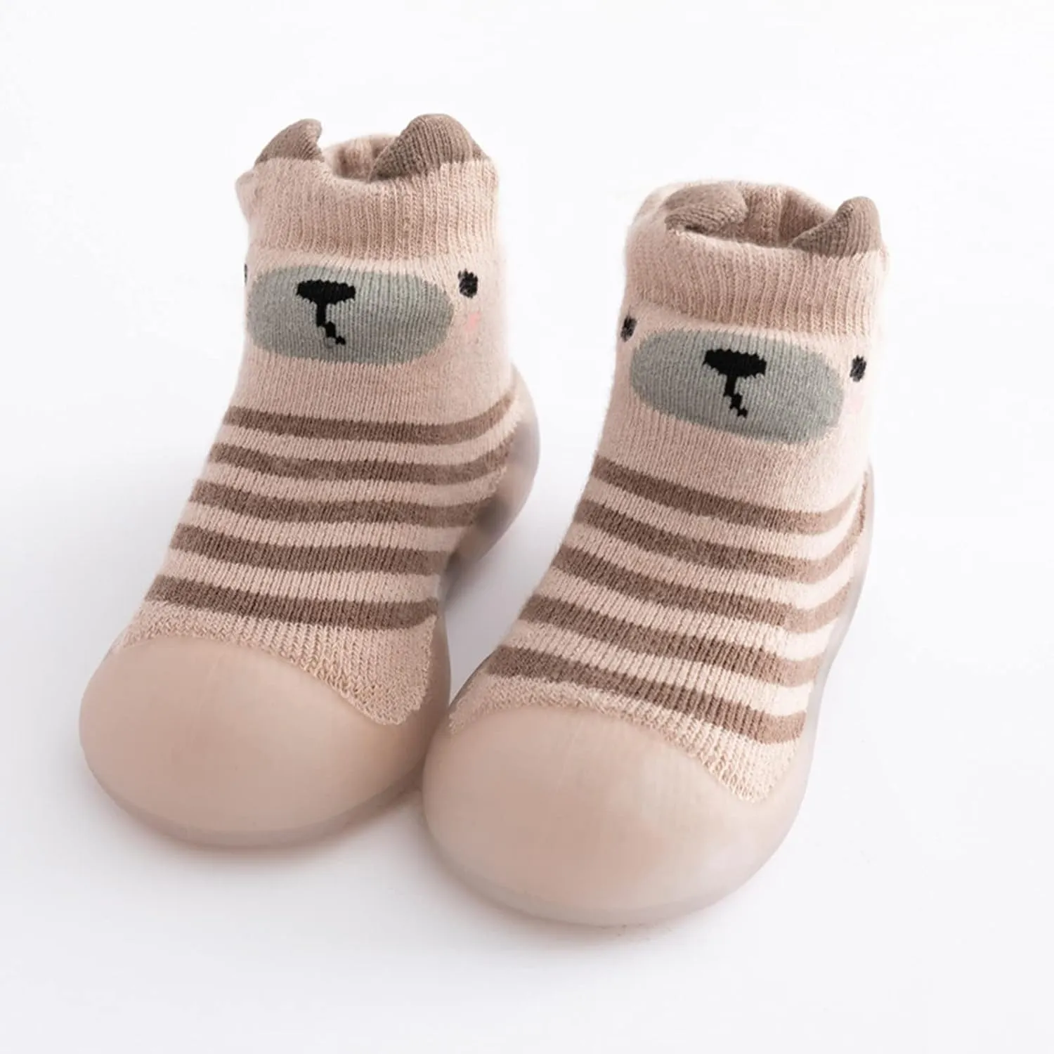 Boy Slippers Sports Kids Toddler Baby Boys Girls Solid Warm Knit Soft Sole Rubber Shoes Sock Slipper Boys Slippers Pug