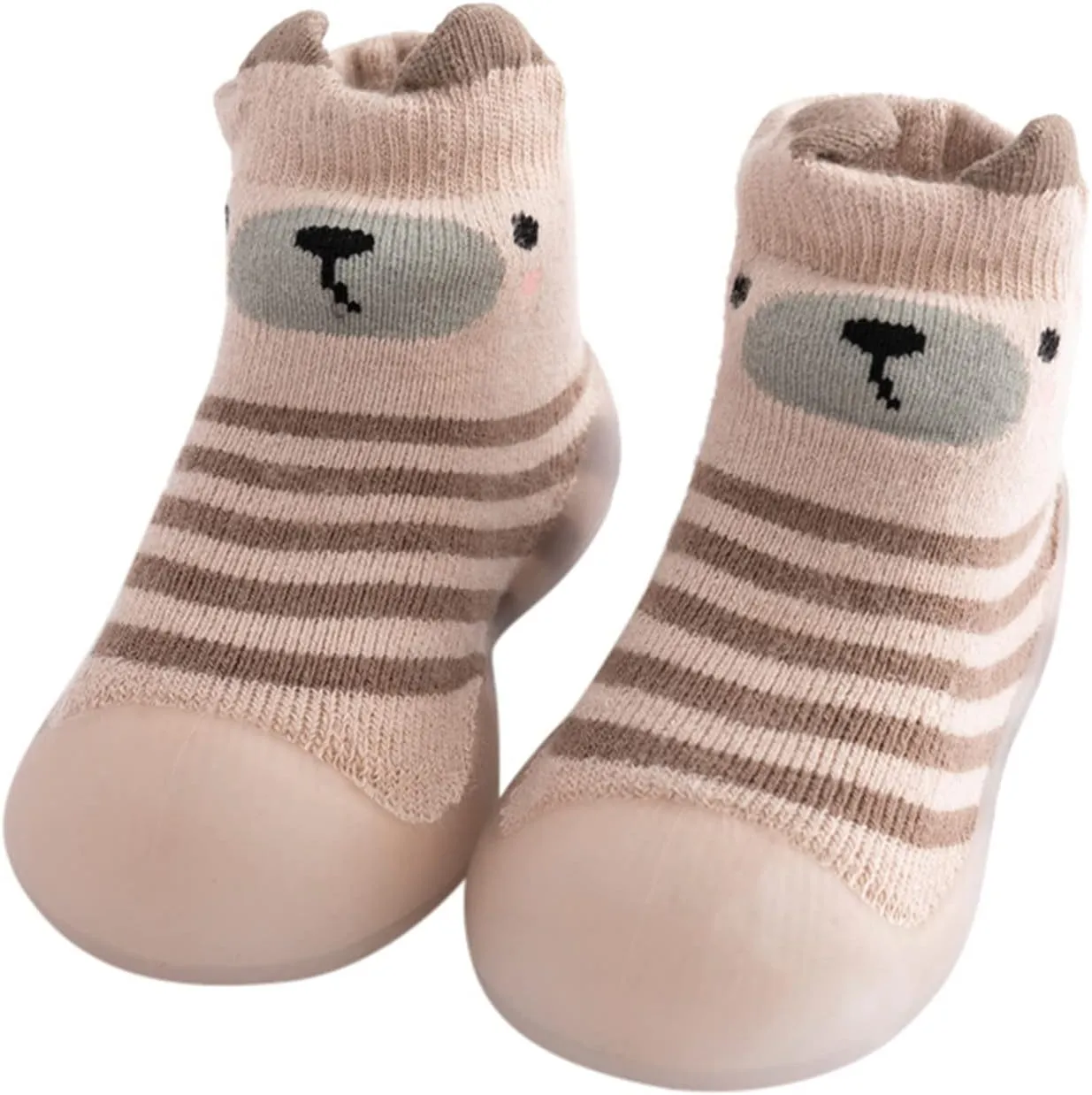 Boy Slippers Sports Kids Toddler Baby Boys Girls Solid Warm Knit Soft Sole Rubber Shoes Sock Slipper Boys Slippers Pug