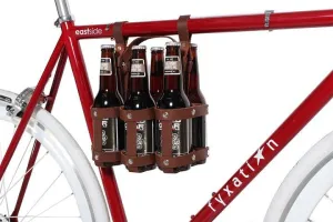 Leather Bicycle Six Pack Caddy
