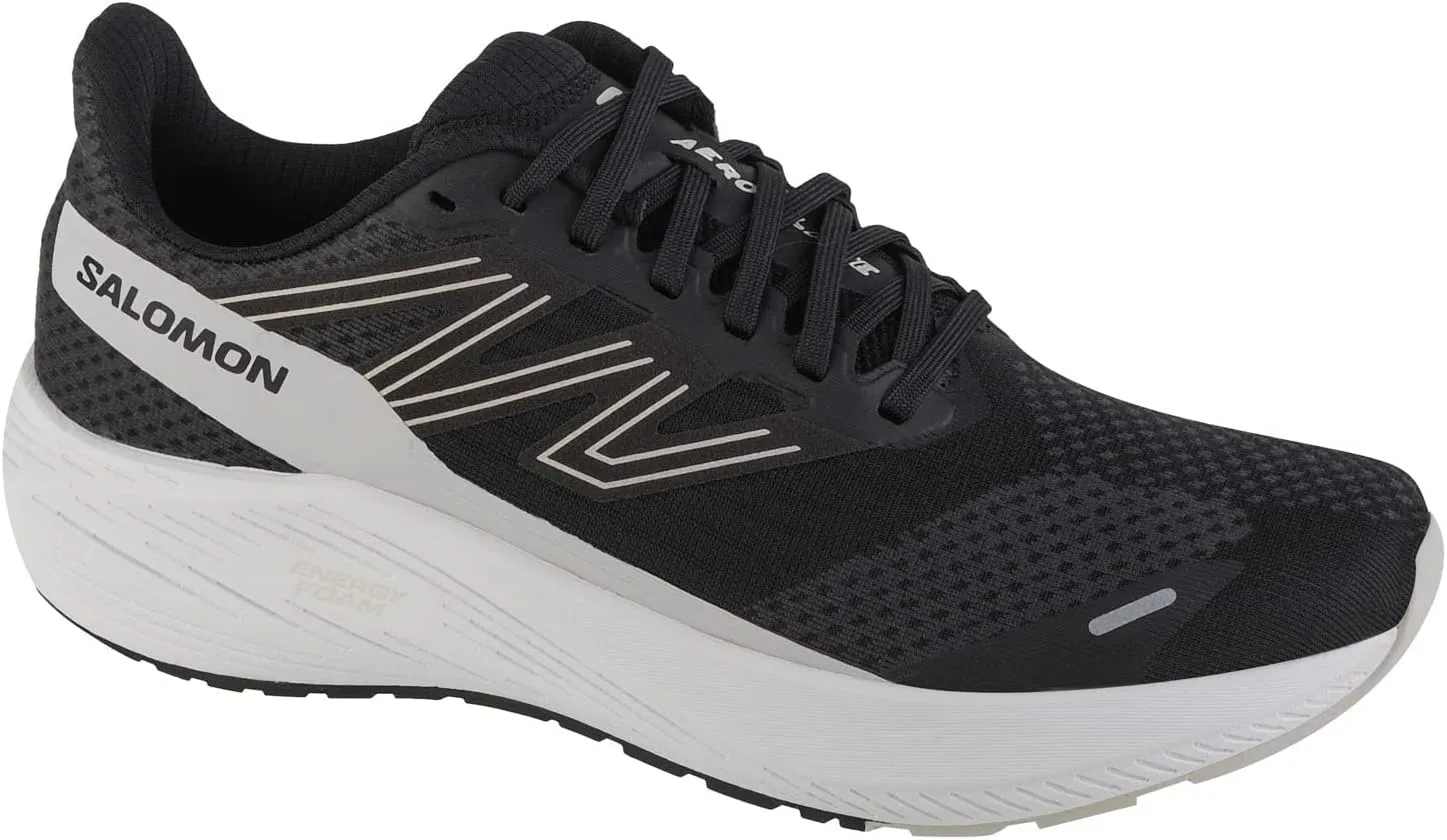 Salomon Aero Blaze Mens Shoes Size 11, Color: Black/White-Black